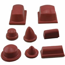 TECHTONGDA Various Sizes Red Silicone Pad for Pad Printing DIY Brand New