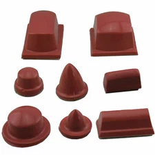 TECHTONGDA Various Sizes Red Silicone Pad for Pad Printing DIY Brand New