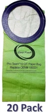 Replacement Proteam 100331 Vacuum Bag For 10 Qt. Backpack Vacuums - 20 / Pack