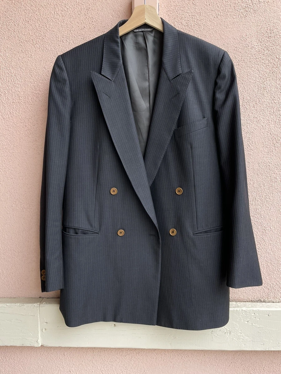 Broken Stripe Wool Blazer