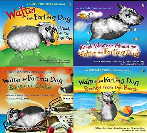 Walter the Farting Dog Gift Set ( Set of 4 Books ) by William Kotzwinkle - Afbeelding 1 van 1
