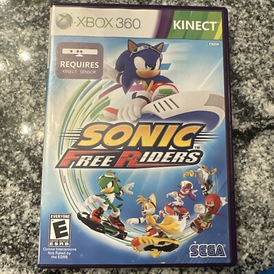 Sonic Free Riders (Microsoft Xbox 360, 2010) Complete