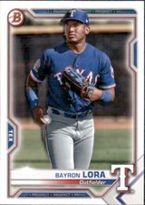 2021 BOWMAN PROSPECT TEXAS RANGERS BAYRON LORA #BP-139