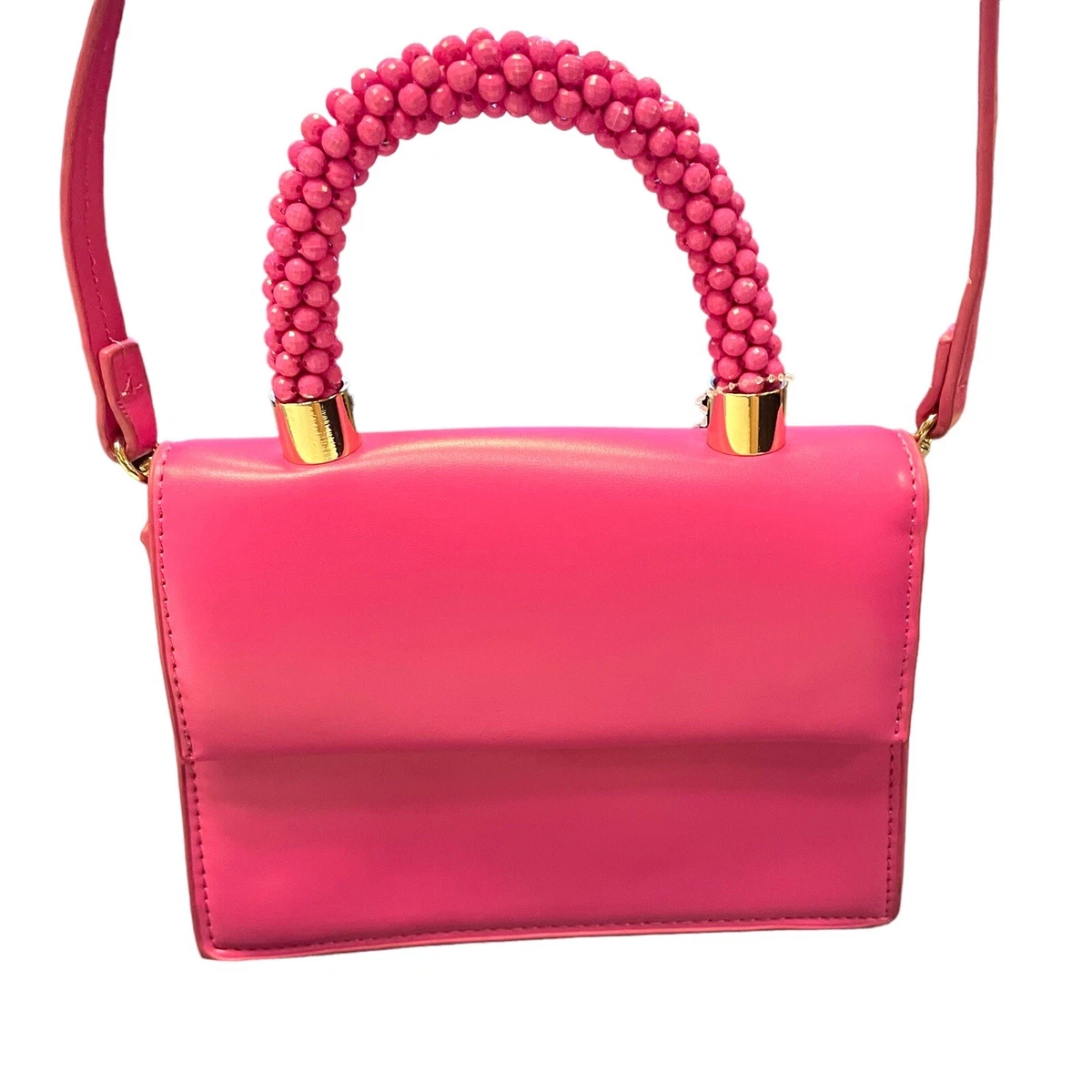 Zara - Mini Bag With Beaded Handle NWOT