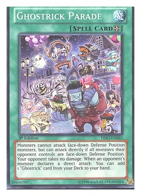 A344 YUGIOH SPELL CARD GHOSTRICK PARADE PRIO-EN063 | eBay