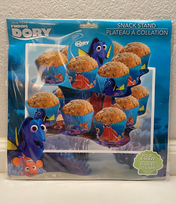 Finding Dory Fold and Serve 2 Tier Cupcake Snack Stand 9'' Birthday Party Decor