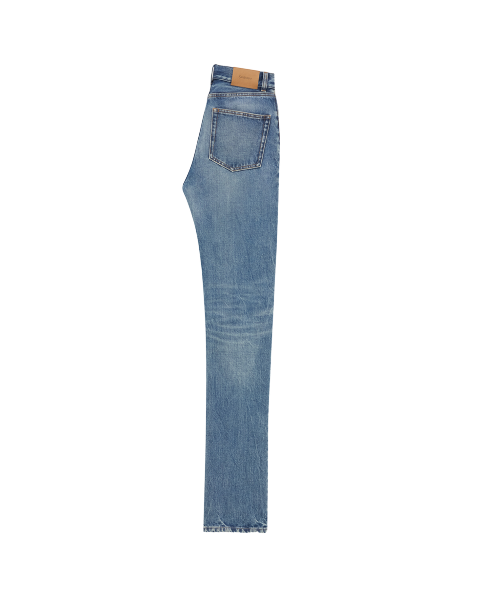 SAINT LAURENT 90's $1050 Slim 50s Blue Denim Jeans New And