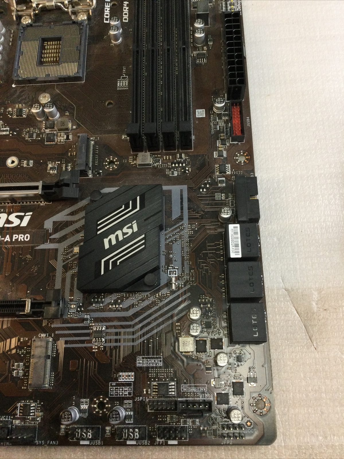 MSI Motherboard Z390-A PRO | No I/O Shield | eBay