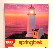 Springbok 1000 Piece Jigsaw Puzzle - “Phare Washington State Lighthouse” - 2006