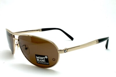 Montblanc Vintage Sunglasses Montblanc MB0218S Square Sunglasses
