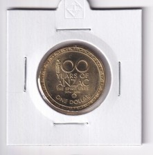 AUSTRALIAN: 2014 $1 WORLD WAR AL ALBANY COUNTERSTAMP COIN #2870