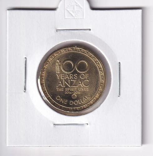AUSTRALIAN: 2014 $1 WORLD WAR AL ALBANY COUNTERSTAMP COIN #2870