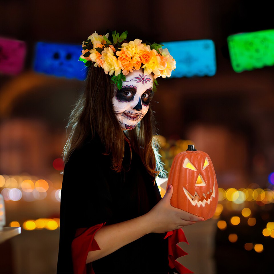 Halloween Decorations Pumpkin LED Jackolantern Atmosphere Light eBay