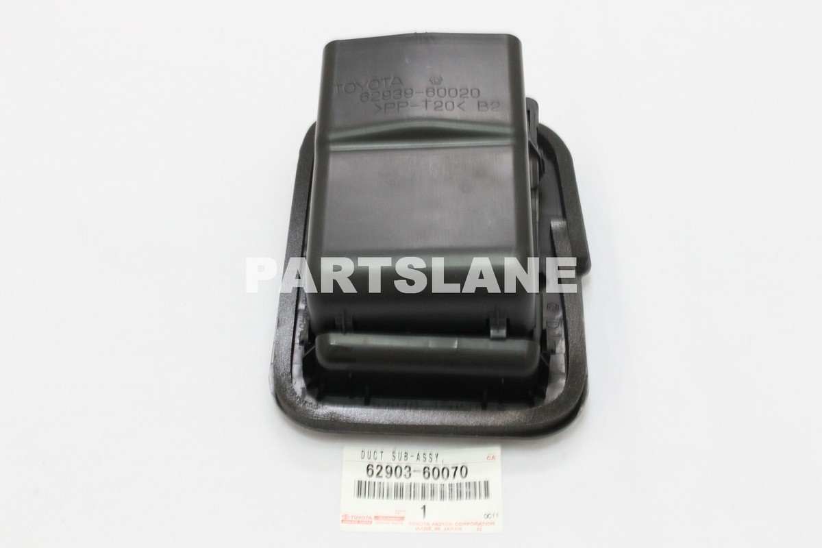 62903-60070 Toyota OEM Genuine DUCT ASSY, QUARTER VENT, RH