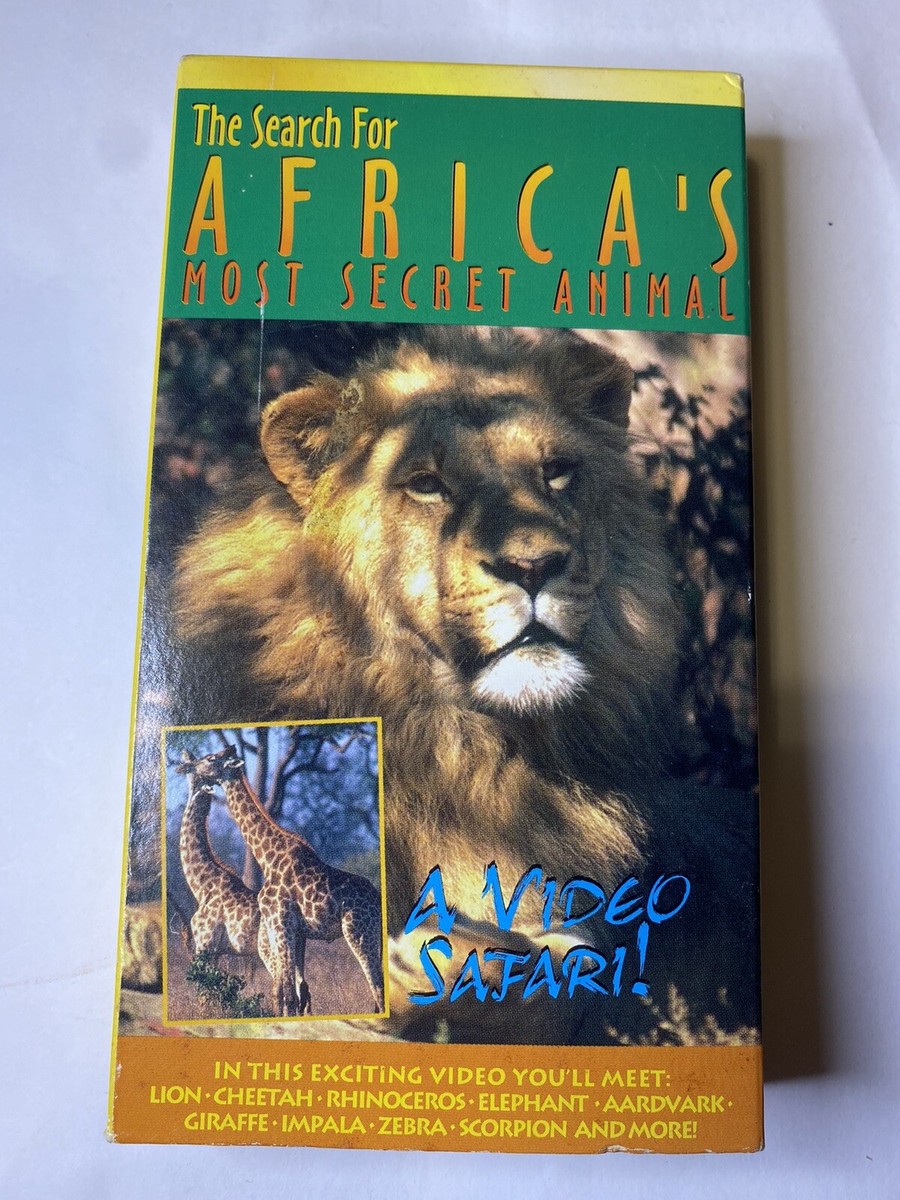 The search for Africa's most secret animal vhs UAV