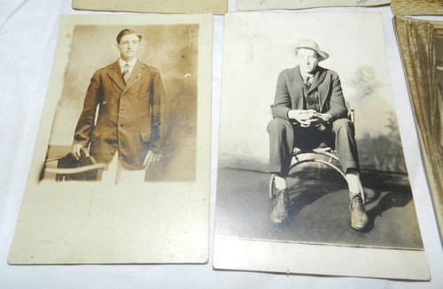 Lot of 6 Vintage RPPC - Real Photo Postcards - Portraits - Picture 4 of 6