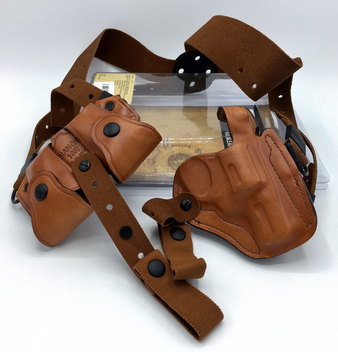 Bianchi 17260 Agent X16 Leather RH Shoulder Holster for S&W J