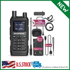 Police Fire Radio Scanner Handheld Transceiver Portable Antenna Dual Band Radio