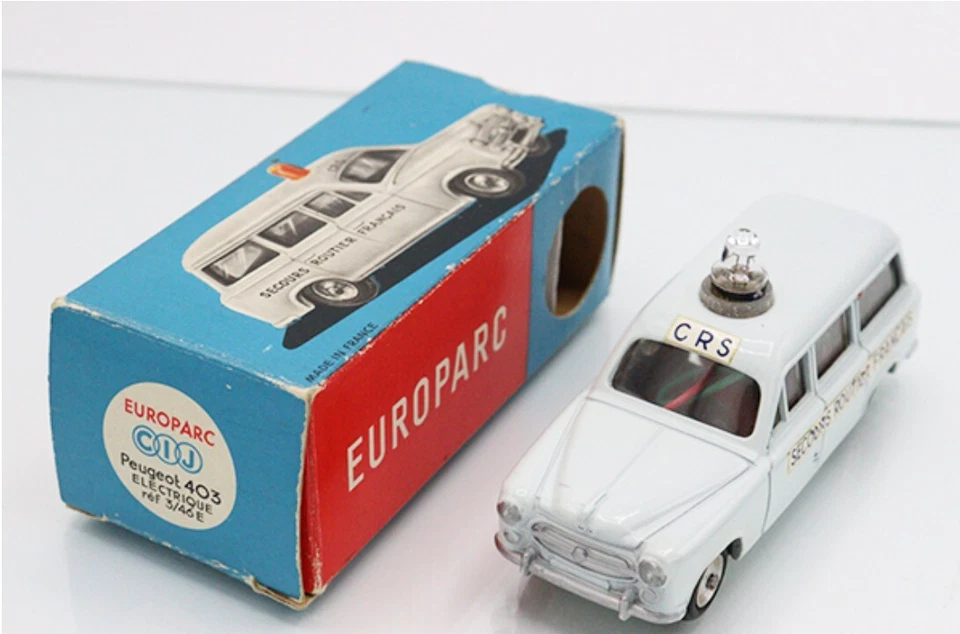 ＾RARE Vintage EUROPARC CIJ  Peugeot 403 ELECTRIQUE ref 3/46E - Image 3 of 4