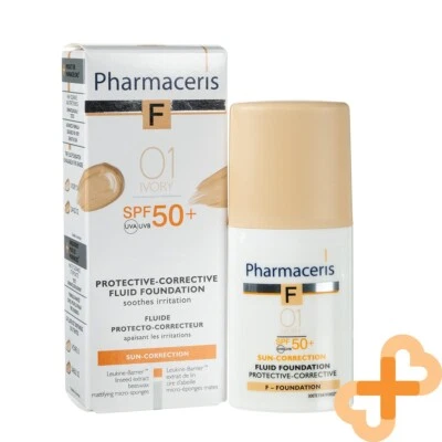 PHARMACERIS PHARMAZEUTIK F Korrigierende Flüssige Foundation Nr.1 SPF50 30ml Elfenbein