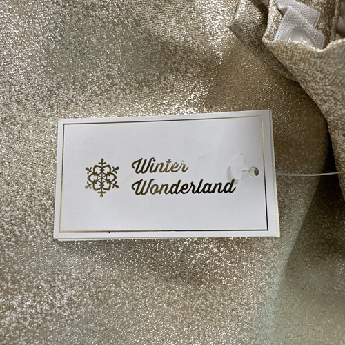 Gymboree Girl's Winter Wonderland Gold Shimmer Skirt with Bow - Size 6 - New - Picture 7 of 10