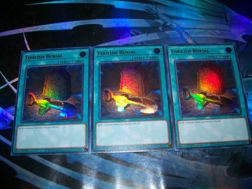 3x Dumish Burial 1st Edition Ultra selten RA02-EN049 Yu-Gi-Oh!