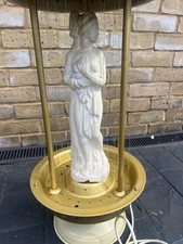 Vintage Lady in the Rain - Oil Lamps