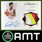 John Collins RC 2017-18 Panini Flawless Ruby 15/15 Patch Auto Hawks #FP-JC