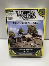 Woodland Scenics TS151 HO Possum Hollow Trackside Scenes Kit New Sealed