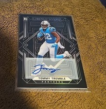 2021 Obsidian Tommy Tremble rookie autograph auto 115/199 PANTHERS 