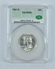 1961-D Washington Quarter MS66 CAC CACg
