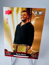 2023 AEW All Elite Wrestling Red Memorabilia /49 Darius Martin #29 Rookie RC