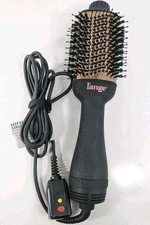 L'ange Le Volume 2 in 1 Hair Blow Dryer Brush Volumizer Black Titanium 75mm