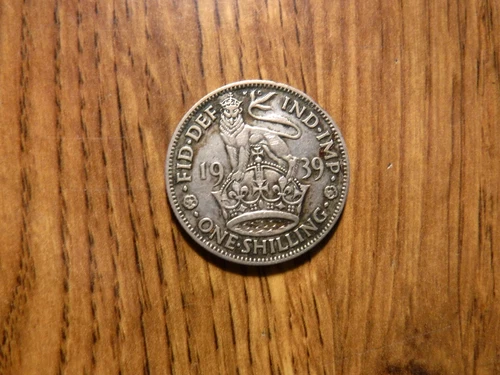 1939 George VI Shilling — photo from the most recent tracked eBay sale