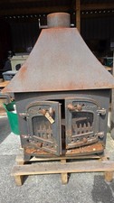 PROJECT STOVE 12, 8-10kW, black, woodburning, used stove