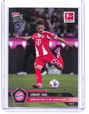 Lennart Karl RC Rookie 2025-26 Bundesliga Topps NOW Card #6 - Qty