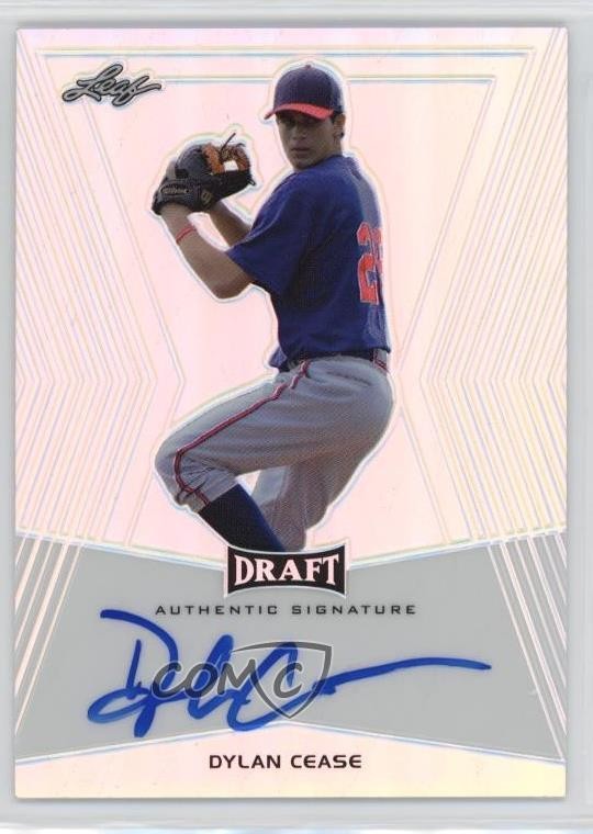 2014 Leaf Metal Draft Silver Prismatic Dylan Cease #BA-DC1 Auto 06jk