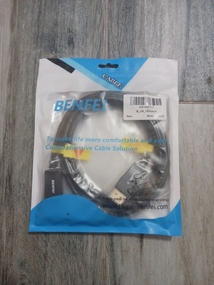 BENFEI DP TO DP CABLE BLACK 6FT DISPLAY PORT [163BLACK] HDMI Fast Shipping 