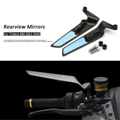 Wind Wing Adjustable Rotating Rearview Mirror For triumph Trident 660 2021-2025