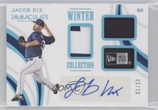 2019 Panini Immaculate Winter Collection Prime 1/10 Jacob Nix #WC-JN Auto 8tj