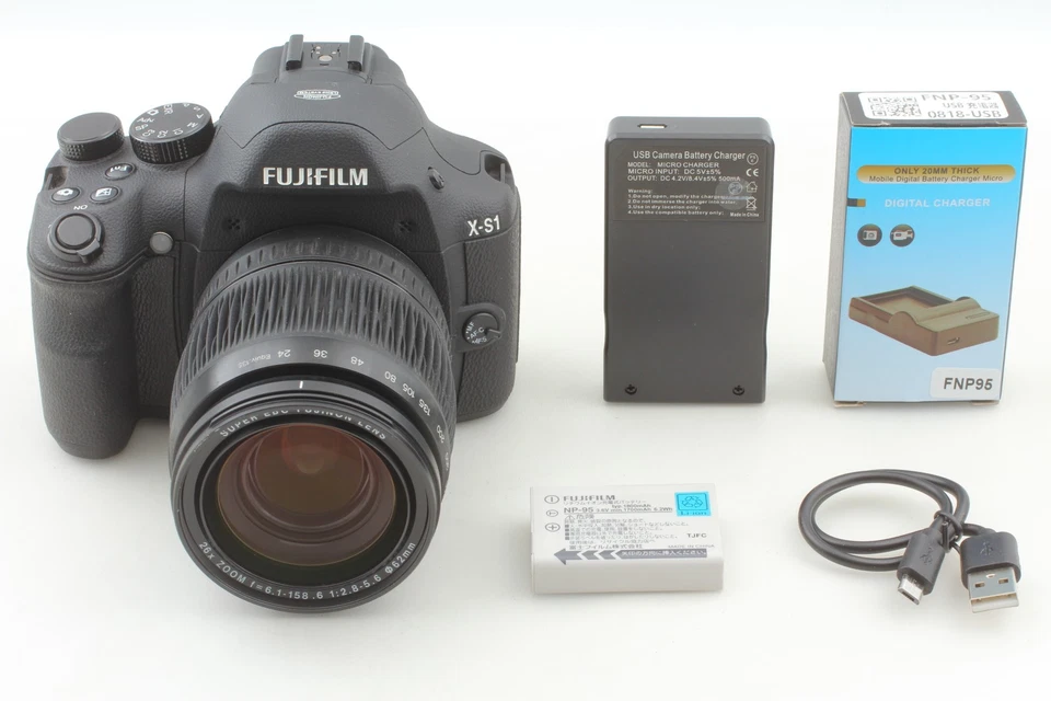 [NEAR MINT] Fujifilm X-S1 12.0MP X Series Digital Camera 26x Zoom Lens Battery - Image 2 of 4