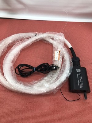 16W Fiber Optic Lights Optical Fibre Light Kit RGBW 12V Cigarette Charger