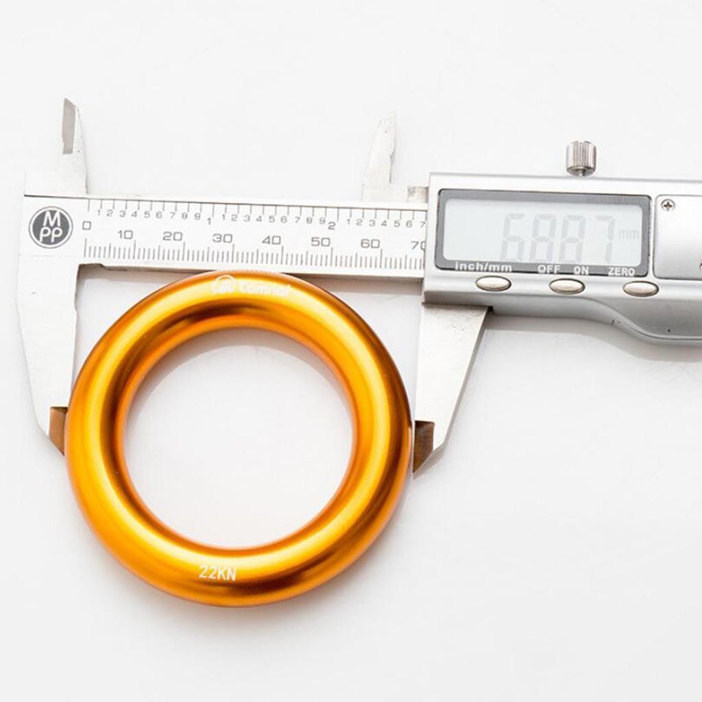 Camnal 2Pcs Aluminum Rock Climbing Rappel Bail -