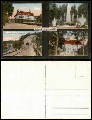 Lichtenwalde-Niederwiesa 4 Bild Schloß Lichtenwalde Körnerkreuz 1915
