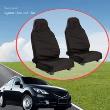 2Pcs/Set Universal Car Front Seat Cover Waterproof Anti-Dirt Dustproof Protector
