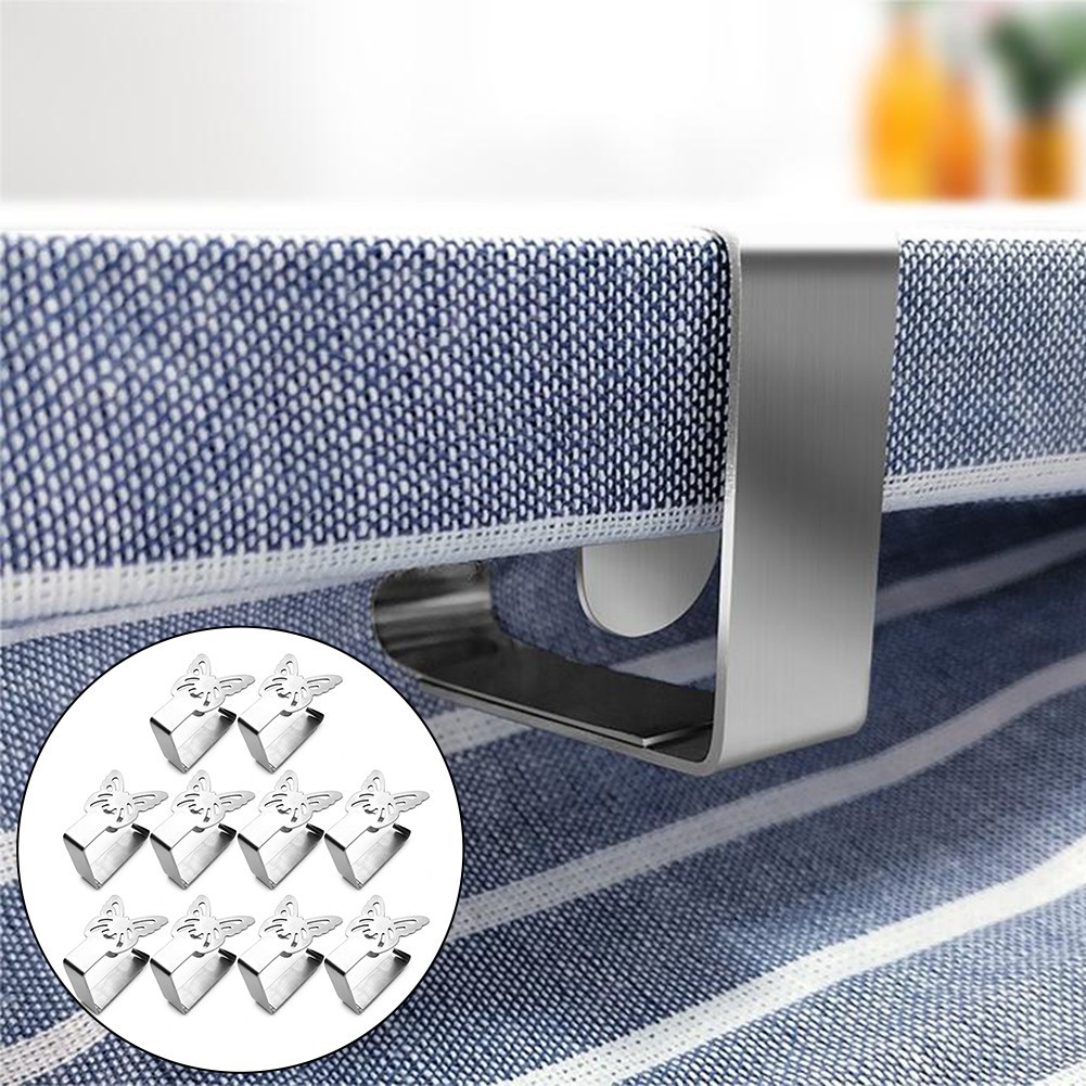Outdoor Tischdeckenclips 10 Stück Edelstahl Tischdeckenhalter
