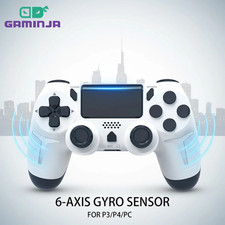 Gaminja Controller P412 Wireless Gamepad 6-Axis Controller For PS4 PS3 PC Xbox