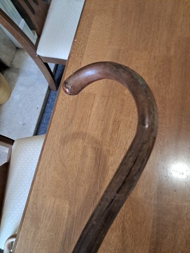 handmade vintage wooden walking stick 93cm, - Picture 12 of 12