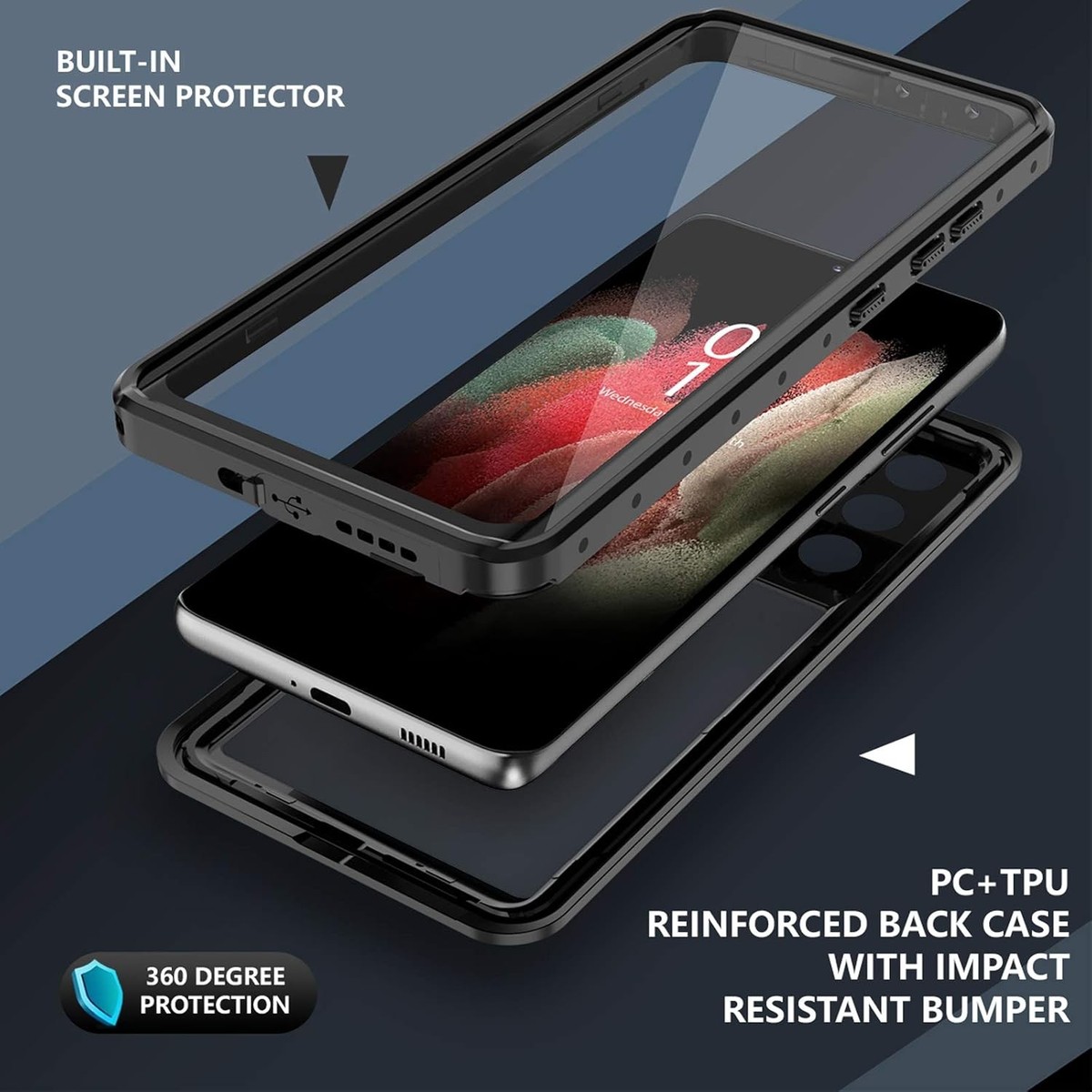 ☆在庫処分 Oterkin Samsung Galaxy ブラック 1020 Amazon.com: Oterkin Waterproof Case for Samsung Galaxy S25