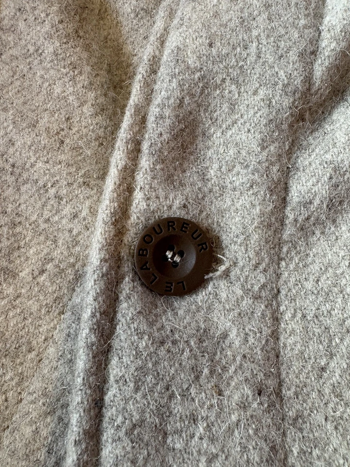 Le Laboureur Wool Chore Work Jacket. Size 2 Medium French Workwear - Image 4 of 4